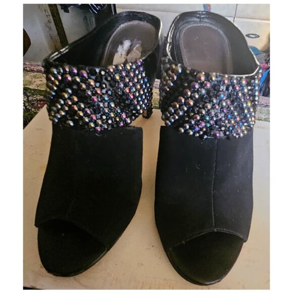 Calvin Klein Heeled Slides - Picture 3 of 15